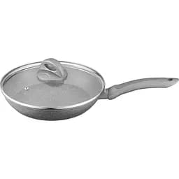 Сковорода Ardesto Gemini Gourmet Vasto з кришкою 24 см сіра (AR1924GSL)