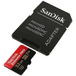 Картка пам'яті SanDisk Extreme Pro 32 GB MicroSD (SDXC) + adapter SD - HC - мініатюра 4