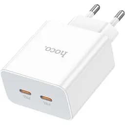 Сетевое зарядное устройство Hoco C108A Leader 35W White (784438) [125142]