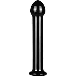 Фаллоимитатор LoveToy Glass Romance 16 см черный