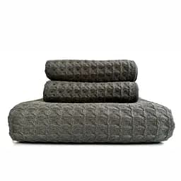 Набір вафельних рушників Lovely Svi 3 в 1: 70х140 см, 2 шт, 34х72 см, Графіт (110823)