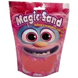 Креативна творчість "Кінетичний пісок Magic sand" Strateg 39403-6 червоний 500 грам