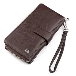 Гаманець жіночий ST Leather 18457 (ST228) з натуральної шкіри коричневий