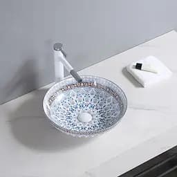 Умивальник Rea Arte blue накладний REA-U0267, Чорний - мініатюра 3