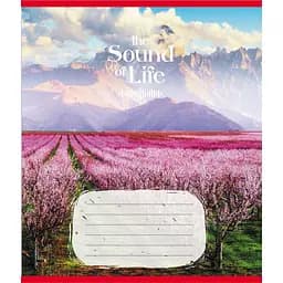 Зошит учнівський "Музика життя" Leader 036-580266L-3 в лінію, 36 аркушів