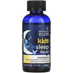 Мелатонин жидкий Mommy's Bliss Kids Sleep Liquid Melatonin вкус винограда для детей от 3 лет 120 мл