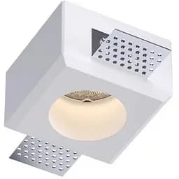 Світильник точковий врізний гіпсовий KLOODI KD-GIPS SQ80 H50