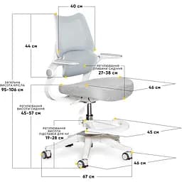 Дитяче крісло Mealux Fantasy Air DB (Y-608 DB) - мініатюра 2
