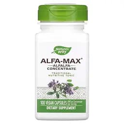 Концентрат люцерни Nature's Way Alfa-Max, 100 капсул для підтримки загального здоров'я