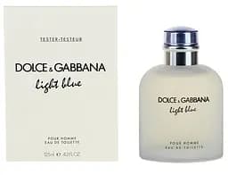 Оригинал Dolce Gabbana Light Blue Pour Homme 125 мл ТЕСТЕР туалетная вода