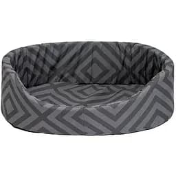 Лежак для собак Пухнастики 54x40x13 см (сіра)