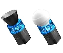 Монохроматичний освітлювач Luxceo P40W COB LED для фотостудії - мініатюра 5