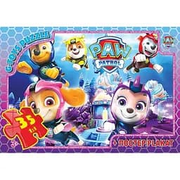 Дитячий пазл "Paw Patrol" G-Toys PW08906 постер 35 елементів