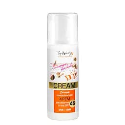 Детский солнцезащитный крем для лица и тела SPF45 Top Beauty водостойкий, 120 мл