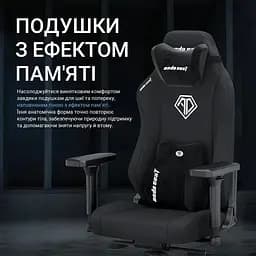 Крісло ігрове Anda Seat Phantom 3 XL Dark Gray Fabric (AD18XL-52-GB-F-G01) - мініатюра 12