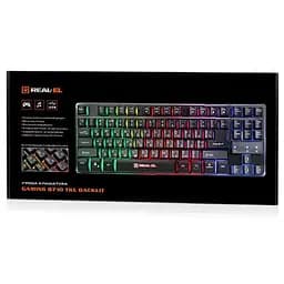 Клавіатура REAL-EL 8710 Gaming TKL Backlit, black - мініатюра 3