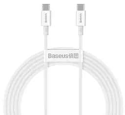 Кабель Baseus Superior Series 2 Fast Charging Cable Type-C to Type-C 100W 2m P10365200211-04 White