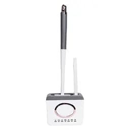 Комплект аксесуарів для туалету з підставкою, темно-сірий Household Cleaning Products HP-35015-48DG - мініатюра 6