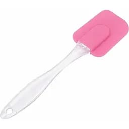 Лопатка кухонна силіконова 18.5 см, Kitchen Master Рожевий 87761