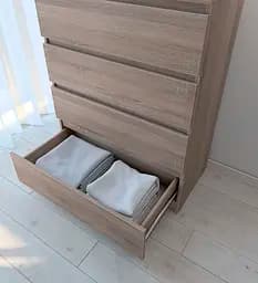 Комод в спальню MebelStar Нео 4Ш 80x43x98 см Трюфель (MBS-1073) - мініатюра 3
