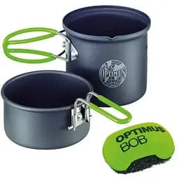 Казанок з кришкою-сковорідкою Optimus Terra Solo Cookset 0.6 л (1017-8020708)