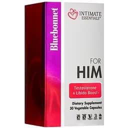 Стимулятор тестостерону Bluebonnet Nutrition Intimate Essentials For Him Testosterone & Libido Boost 30 вегакапсул