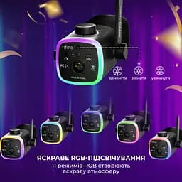 Мікрофон Fifine AM9W USB White (AM9W) - мініатюра 11