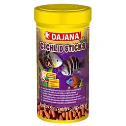 Корм для великих і середніх цихлід в пелетах Dajana CICHLID STICKS 1000 мл/320 г