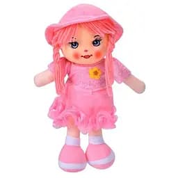 Детская игрушечная кукла Bambi YG0009(Pink) 33 см, мягкая набивная, петелька