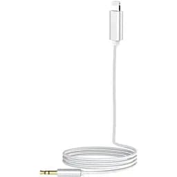 Кабель Biva AUX-05 Lightning to MiniJack Audio Cable White