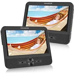 Двойной автомобильный DVD-плеер FANGOR 611 7,5" два экрана USB/SD/MMC