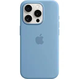 Чехол Silicone Case with MagSafe для Apple iPhone 15 Pro Winter Blue AAA [93261]