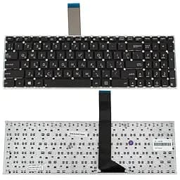 Клавіатура для ноутбука ASUS (X501, X550, X552, X750 series) ukr, black, без фрейму, з кріпленнями