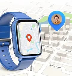 Розумний дитячий годинник Lemfo Y20 з Android операційною системою, 4G сім картою, GPS трекером, 16GB пам’яті, HD відеодзвінками, камерою та SOS - мініатюра 4