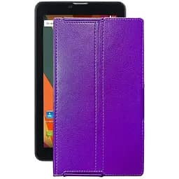 Чохол StatusCASE з екошкіри для планшету Bravis NB753 3G Фіолетовий