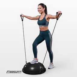 Балансувальна платформа EasyFit BOSU 60 см чорна - мініатюра 7