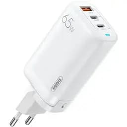 Мережевий зарядний пристрій Remax RP-U55 Ligil 65 W PD+QC GaN