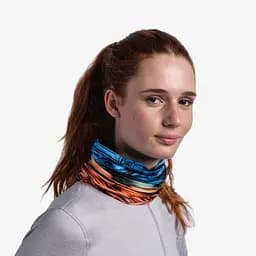 Шарф-труба Buff Coolnet UV+ Edur Multi Синій-Помаранчевий - мініатюра 2