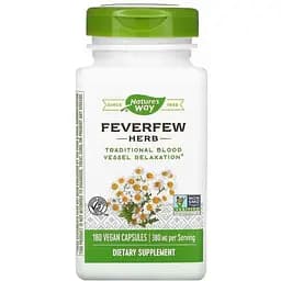 Піретрум дівочий Nature's Way Feverfews 380 мг 180 капсули
