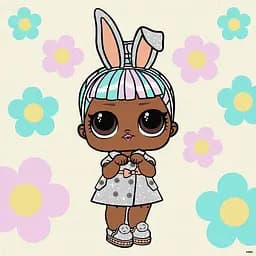 Картина по номерам "L.O.L. Surprise! Spring Bling Carats" Идейка KHO1100, 40х40 см