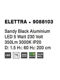 Підвіс Nova Luce Elettra 9088103 - мініатюра 9