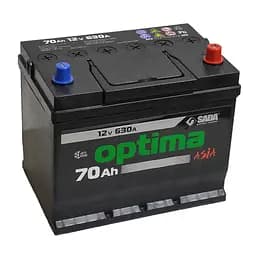 Автомобільний акумулятор Optima Asia 6СТ-70 (-/+) Євро 12В 70Ач 630А