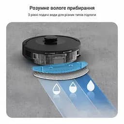 Rowenta Робот-пилосос Rowenta миючий X-Plorer Serie 85+, 6000ПаВт, h=9.7см, 0.26л, конт пилок -0.29л, автон. робота до 270хв, самоочищення, чорний - мініатюра 7