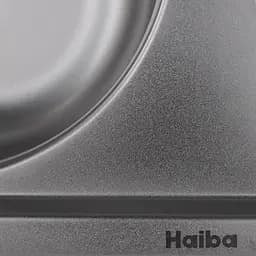 Кухонна мийка Haiba 80x49 Double satin HB0652, Нержавіюча сталь - мініатюра 2