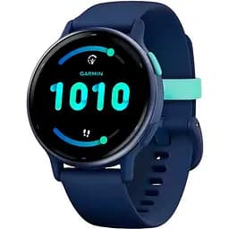 Смарт-годинник Garmin Vivoactive 5 Metallic Navy Aluminum Bezel with Navy Case and Silicone Band (010-02862-12) [111829]