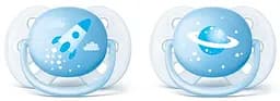 Пустушка Philips Avent Ultra Soft, 0-6 місяців для хлопчика, 2 шт. (SCF222/20)