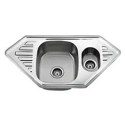 Мийка кухонна Kraft 9550-15D Decor подвійна 950х500х180 мм 110х0,8 мм 30412