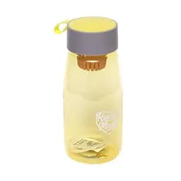 Пластикова пляшка для води із ситечком Bambi 2315 0.7 літра Жовтий