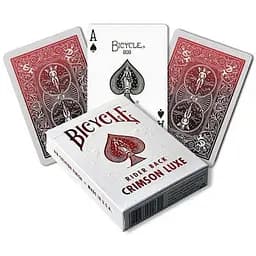 Карти гральні United States Playing Card Company Bicycle MetalLuxe Crimson (red) (02440)
