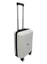 Валіза маленька S поліпропілен Madisson Snowball 01103 58×37×22см 35л Білий - мініатюра 2